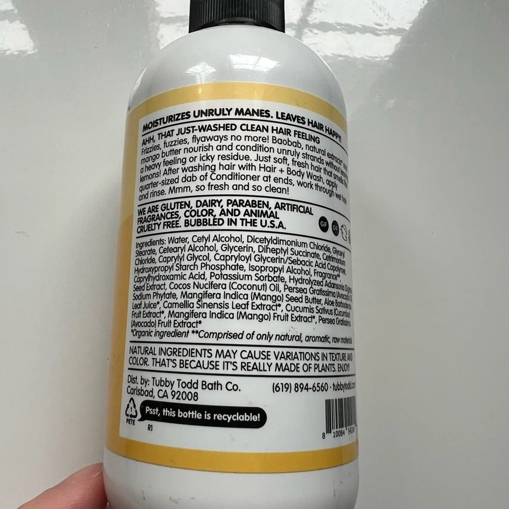 Tubby Todd Lemon Crème Limited Edition 8 oz. Conditioner with BONUS‎